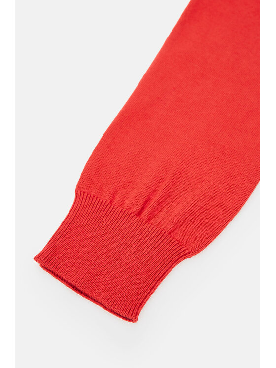 Lancerto Lancerto Sweter Morey SW073223000023 Czerwony Regular Fit