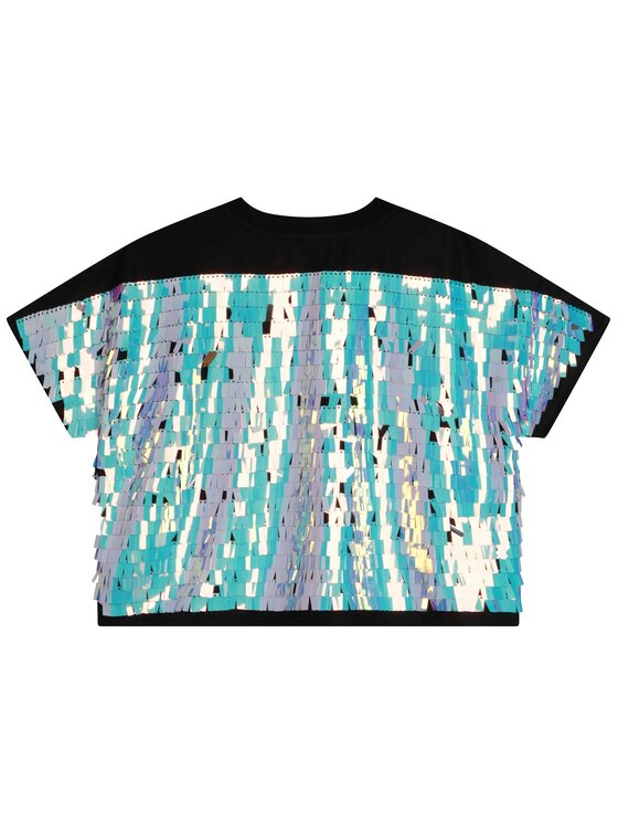 DKNY DKNY Тишърт D35S89 D Черен Regular Fit