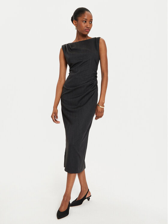 Marella Marella Abito da cocktail Bolivar 2423226061 Grigio Slim Fit