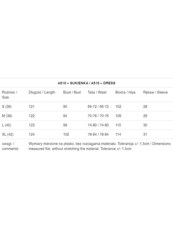 Awama Awama Sukienka letnia A510 Fioletowy Basic Fit