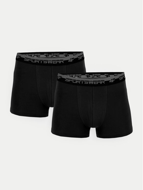 4F 4F Set di 2 boxer 4FWMM00UBXSM051 Nero