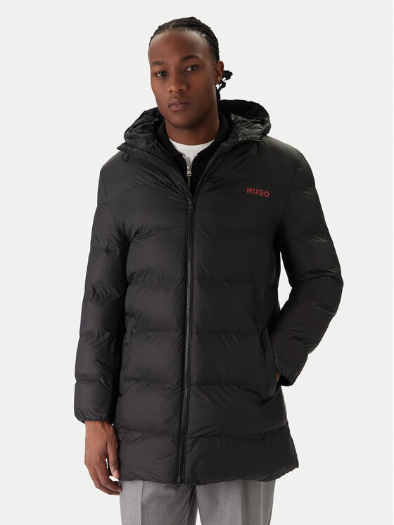 HUGO HUGO Télikabát Mati2541 50546909 Fekete Slim Fit