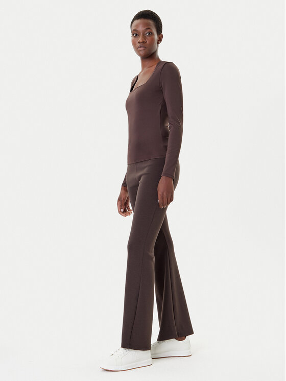ONLY ONLY Клин Scarlet 15357949 Кафяв Flared Fit