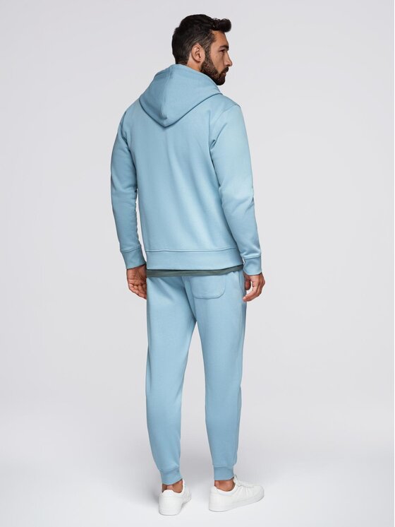 Ombre Ombre Komplet dresowy Z119 Błękitny Regular Fit