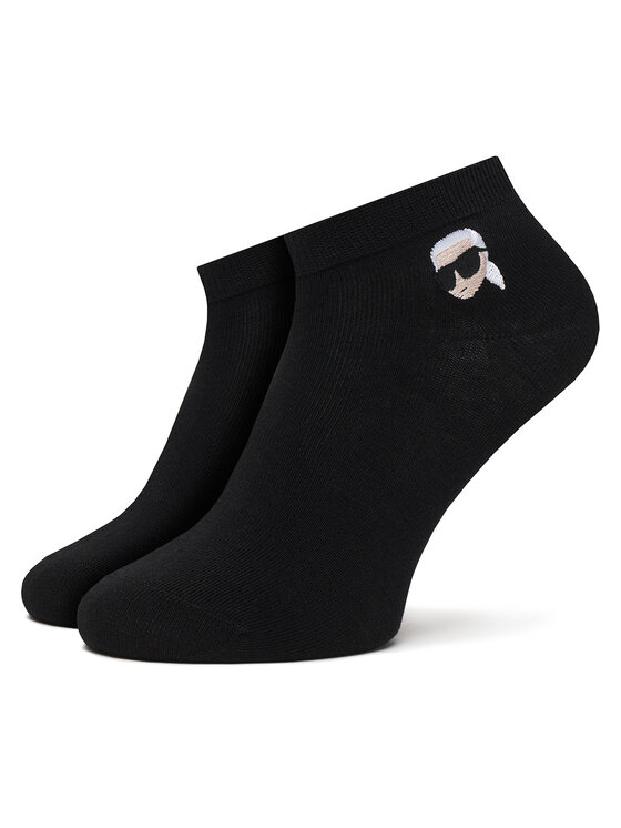 KARL LAGERFELD KARL LAGERFELD Krátke ponožky A4M47044 Čierna