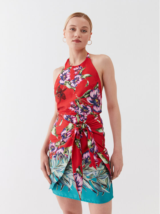 Robe rouge guess best sale