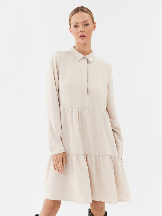 Vero Moda Vero Moda Igapäevane kleit Inge 10293730 Beež Regular Fit