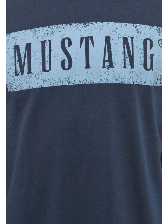 Mustang Mustang T-Shirt ADRIAN C Niebieski Regular Fit