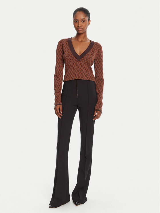 Gaudi Gaudi Sweter 521FD53025 Brązowy Regular Fit