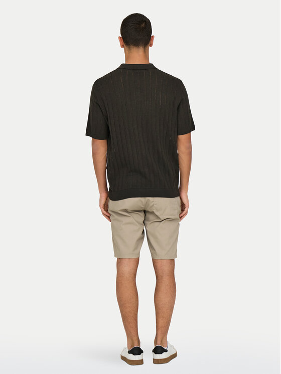 Only & Sons Only & Sons Polokošeľa Kent 22033463 Hnedá Regular Fit