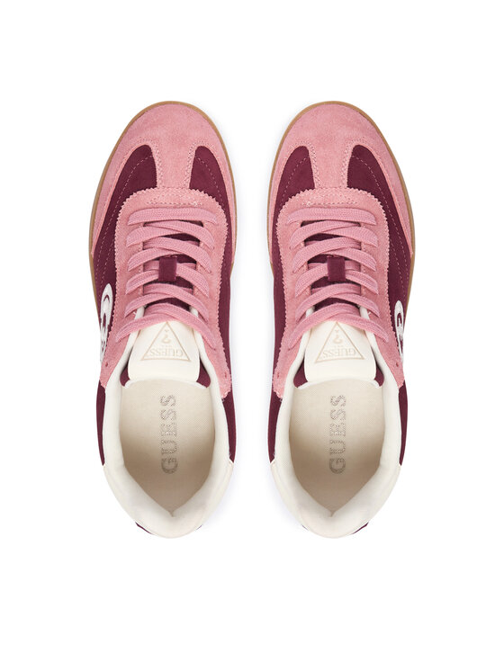 Guess Guess Sneakersy FLTJAC SUE12 Tmavo ružová