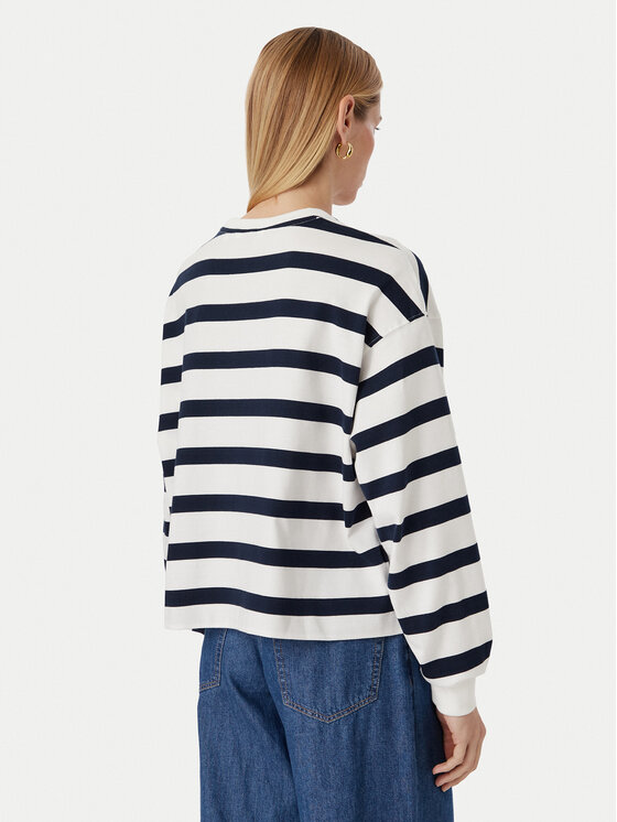 Tommy Hilfiger Tommy Hilfiger Džemperis Th Roundal WW0WW50969 Balta Regular Fit