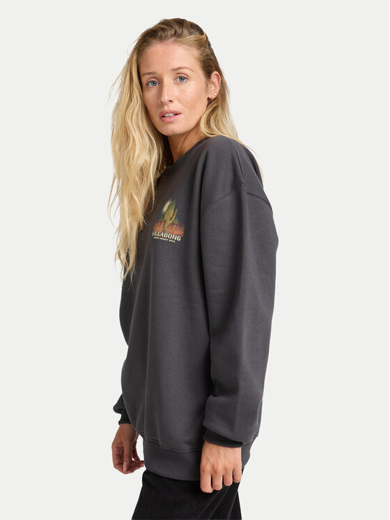 Billabong Billabong Μπλούζα Desert Break EBJSF00189 Γκρι Loose Fit