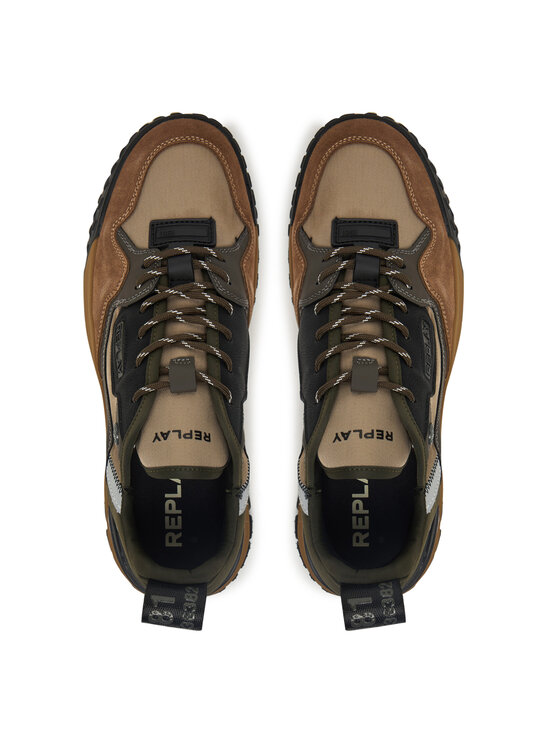 REPLAY REPLAY Sneakersy GMSF7.000.C0001T Brązowy