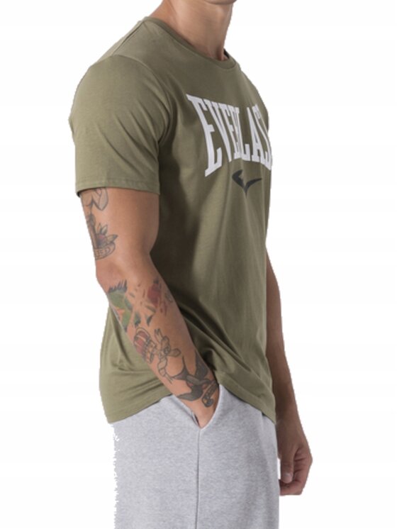 Everlast Everlast T-Shirt 37M290J86 9700 Zielony Standard Fit