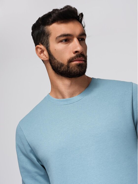 Ombre Ombre Komplet dresowy Z122 Błękitny Regular Fit
