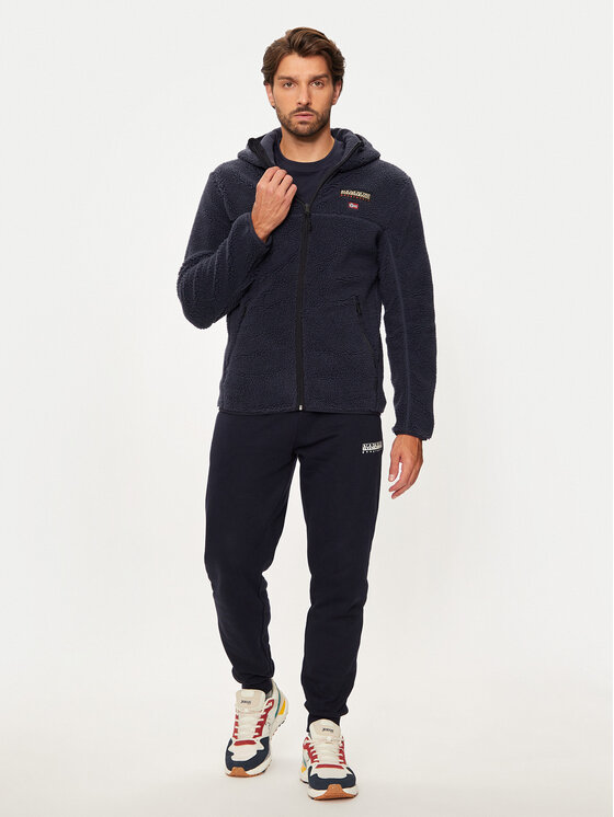 Napapijri Napapijri Fliis T-Tynik NP0A4IA8 Tumesinine Regular Fit