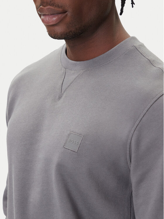 BOSS BOSS Felpa Westart 50509323 Grigio Relaxed Fit