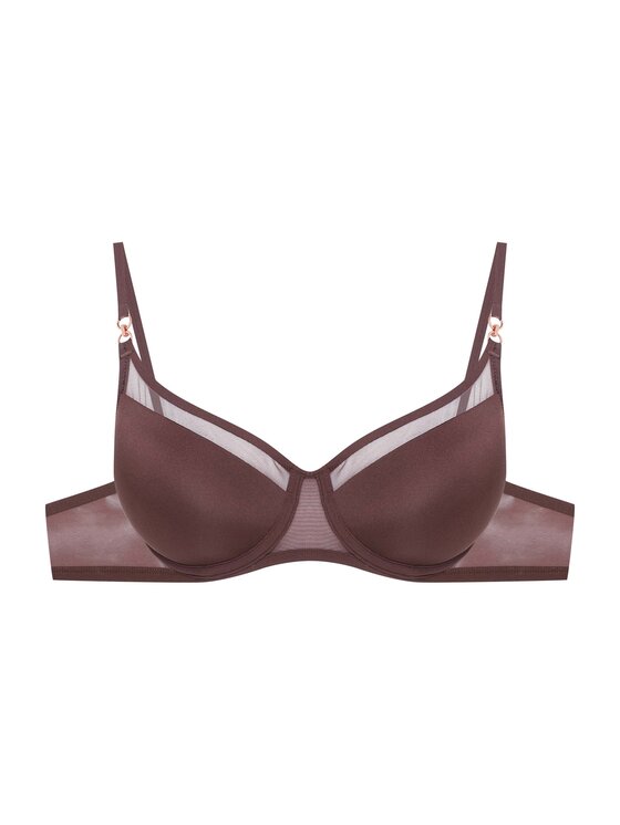 Esotiq Esotiq Biustonosz push-up 41723 Brązowy