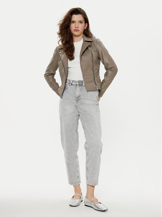 Vero Moda Vero Moda Džínsy Tessa 10308860 Sivá Mom Fit