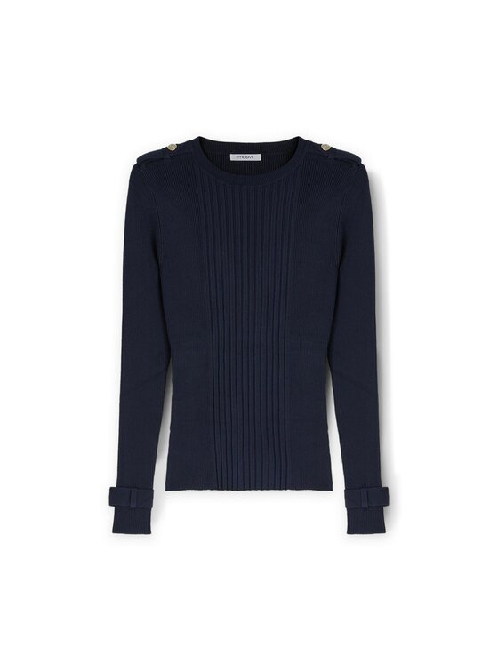 Motivi Motivi Sweter M357W003440N034 Niebieski Slim Fit