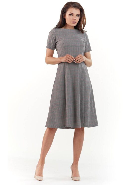 Infinite You Infinite You Sukienka letnia M166 Kolorowy Basic Fit