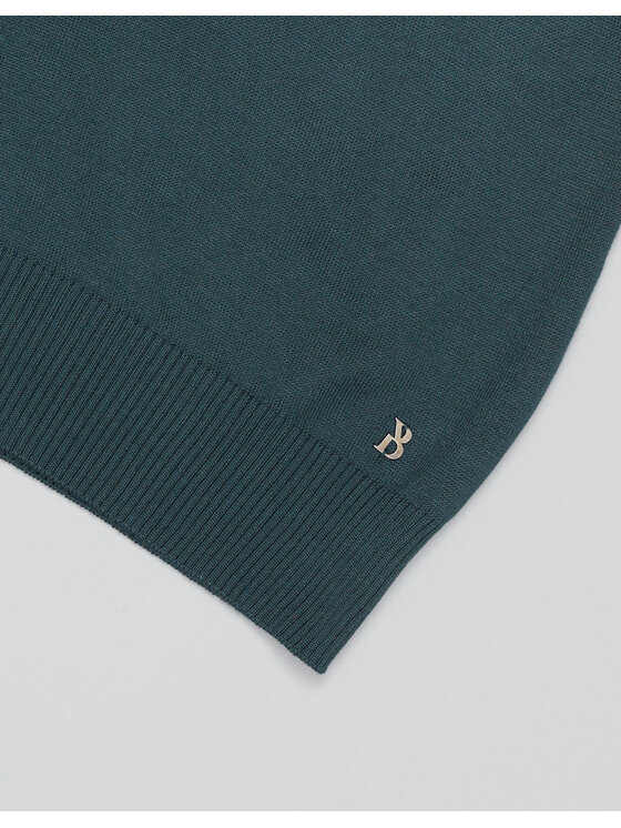 Borgio Borgio Golf goito Zielony Slim Fit