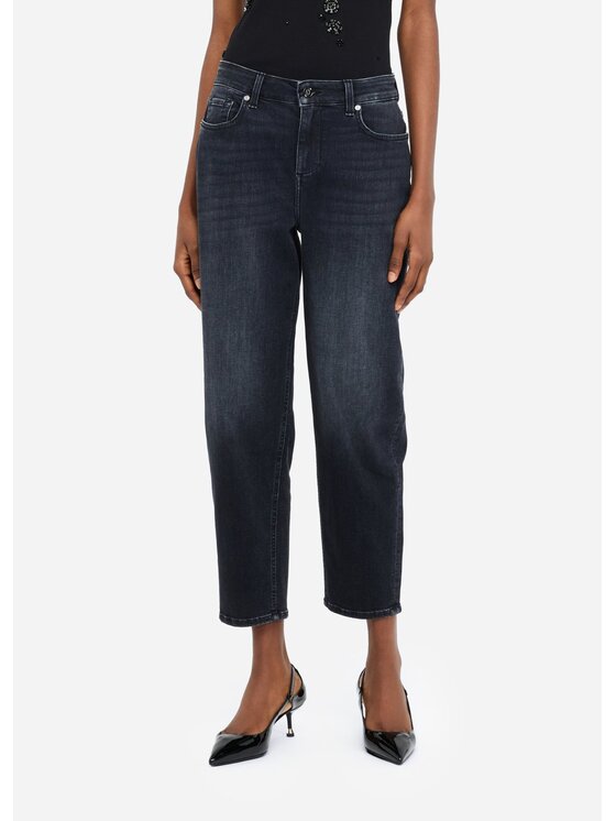 Liu Jo Liu Jo Jeansy UF5135DS05887396 Czarny Carrot Fit