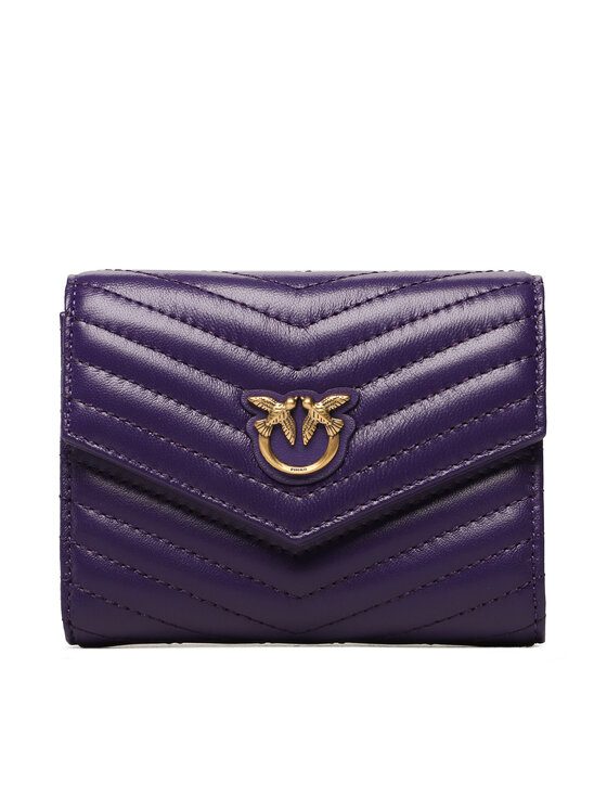 PINKO PINKO Portfel Compact Wallet M PE 23 PCPL 100881 A0GK Fioletowy