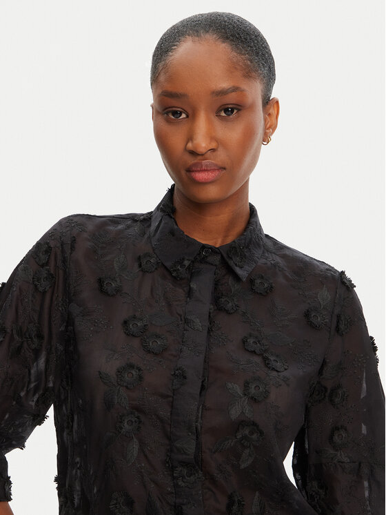 Munthe Munthe Camicia Pust 252101725225 Nero Regular Fit