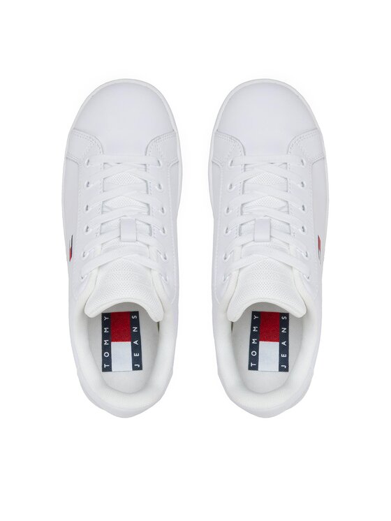 Tommy Jeans Tommy Jeans Snīkeri Flatform Ess EN0EN02043 Balts