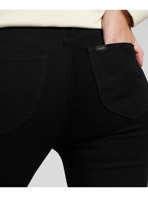 Lee Lee Jeansy L626SH47 Czarny Skinny Fit