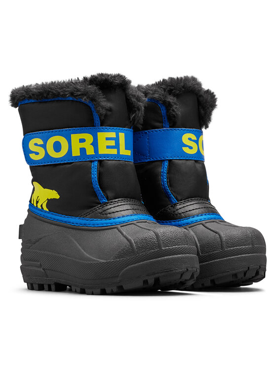Sorel Sorel Μπότες Χιονιού Childrens Snow Commander™ BootNC5190-001 Μαύρο