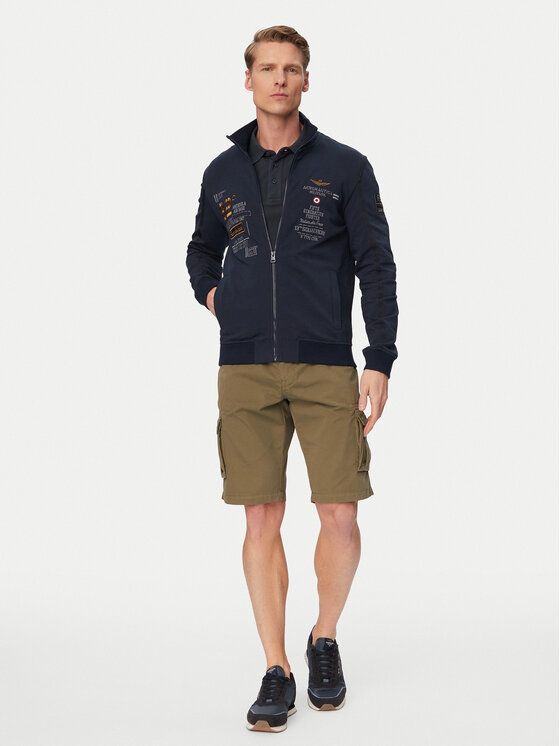 Aeronautica Militare Aeronautica Militare Hanorac 261FE2109UF00683 Bleumarin Regular Fit