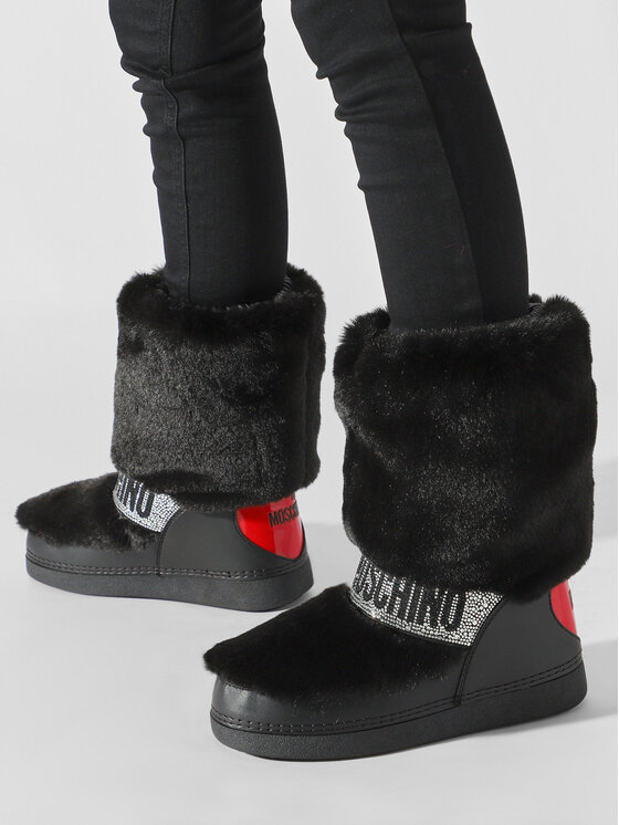 LOVE MOSCHINO LOVE MOSCHINO Sněhule JA24222G0HJW0000 Černá
