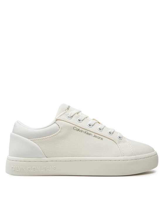 Calvin Klein Jeans Calvin Klein Jeans Sneakersy Classic Cupsole Low Lth In Dc YM0YM00976 Bílá
