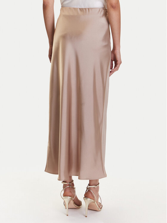 Marella Marella Gonna maxi Panda 2515101022 Écru Regular Fit