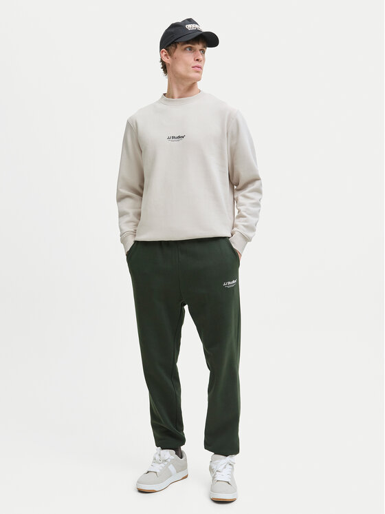 Jack & Jones Jack & Jones Mikina Soho 12278791 Béžová Relaxed Fit