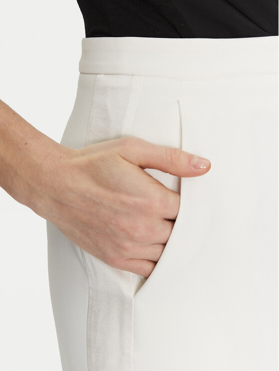 Elisabetta Franchi Elisabetta Franchi Bleistiftrock GO-099-51E2-V260 Weiß Regular Fit