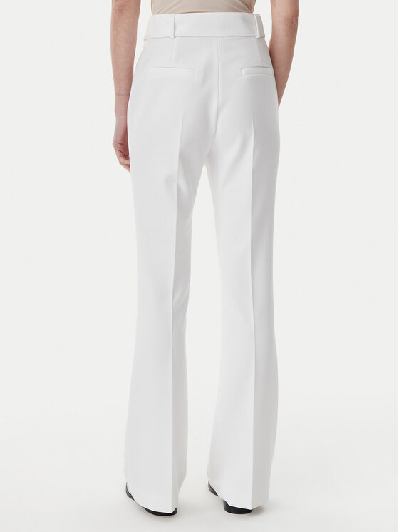 HUGO HUGO Szövet nadrág 50537602 Fehér Flare Fit