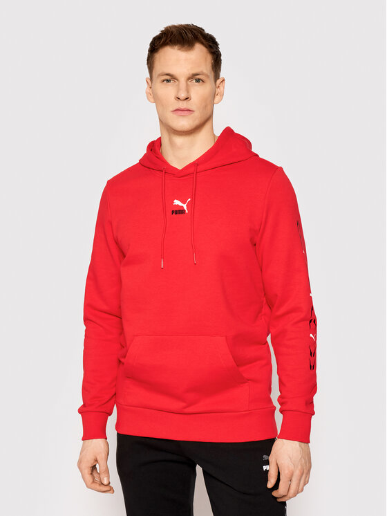 felpa rossa puma