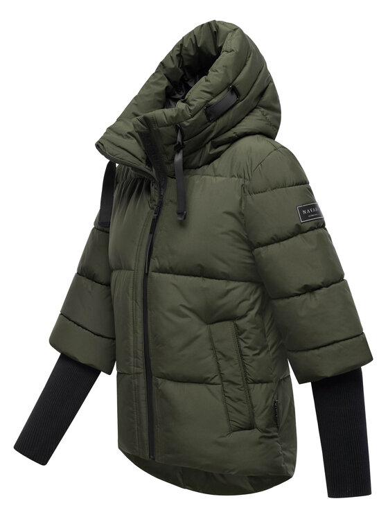 Navahoo Navahoo Kurtka zimowa Lotusherz Zielony Regular Fit