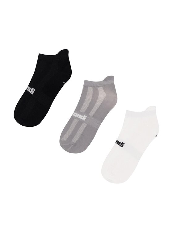 Sprandi Sprandi Set de 3 perechi de șosete medii de damă 0WB-003-SS23 Alb