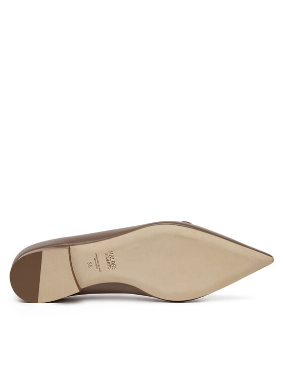 MALONE SOULIERS MALONE SOULIERS Balerinke Hedy Flat 10-2 Rjava