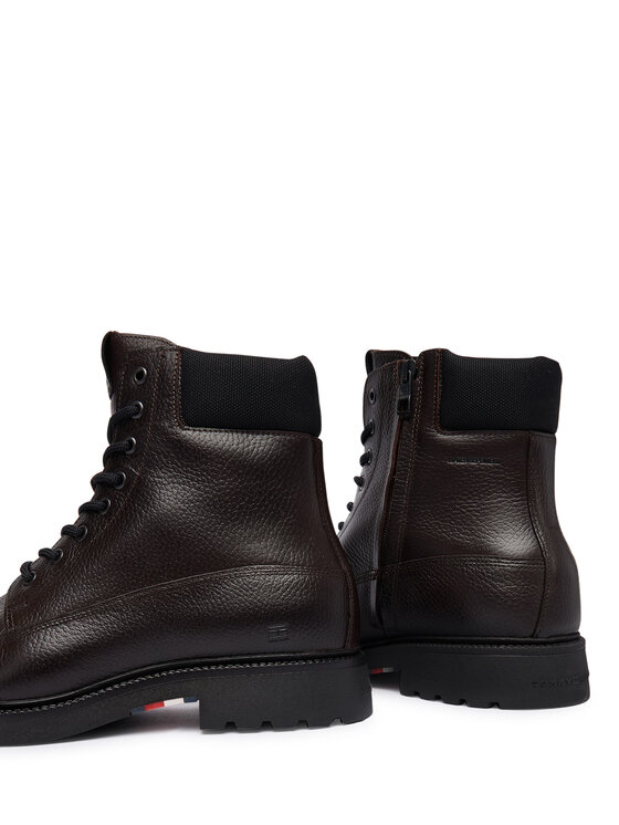Tommy Hilfiger Tommy Hilfiger Kozačky Comfort Lwt Wrm Mx FM0FM05595 Hnědá