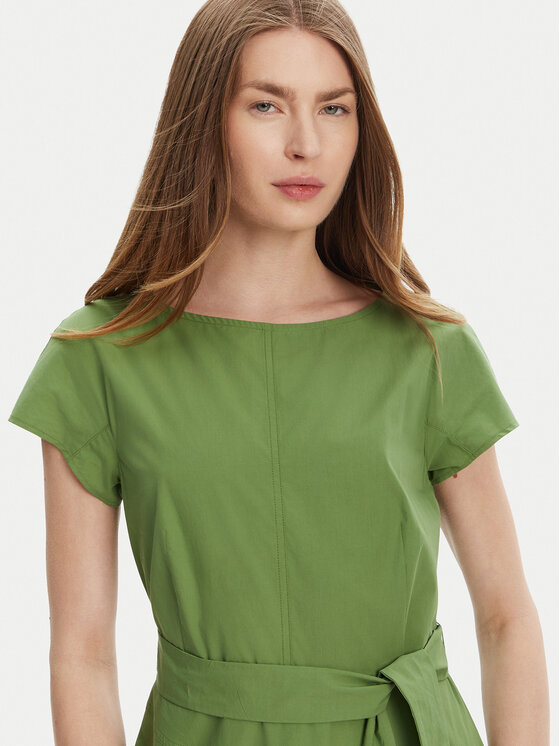 Weekend Max Mara Weekend Max Mara Sukienka codzienna Magma 2515221142 Zielony Regular Fit
