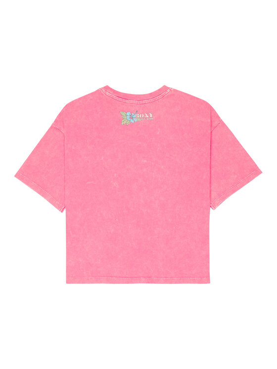 Roxy Roxy T-shirt Daisy Season ERGZT04138 Rosa Regular Fit