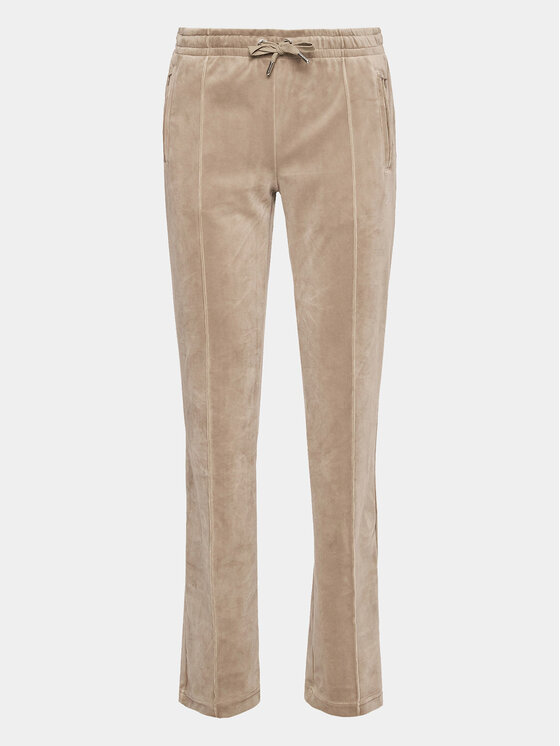 Juicy Couture Juicy Couture Sportinės kelnės Tina JCAPW045 Smėlio Regular Fit