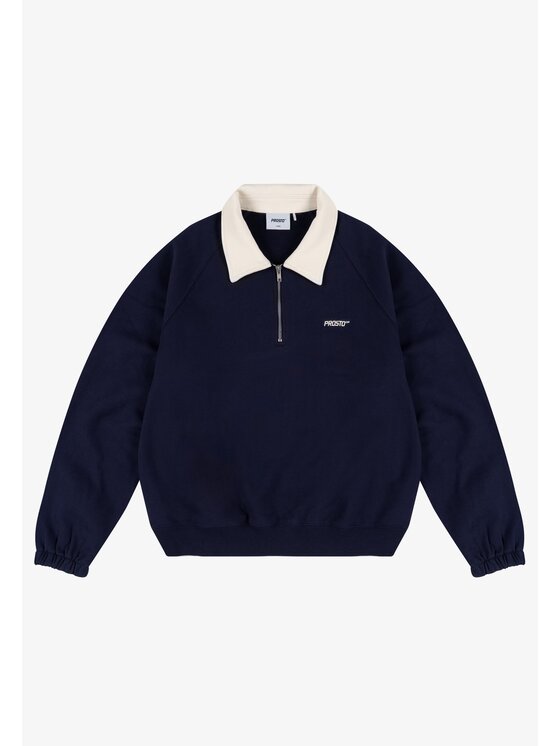 PROSTO. PROSTO. Bluza Coach Granatowy Regular Fit