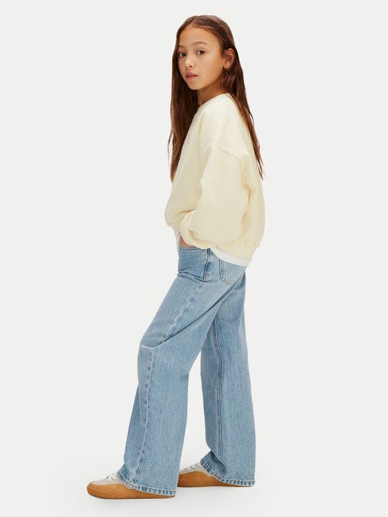 Calvin Klein Jeans Calvin Klein Jeans Mikina LVCKSJB25G Béžová Relaxed Fit